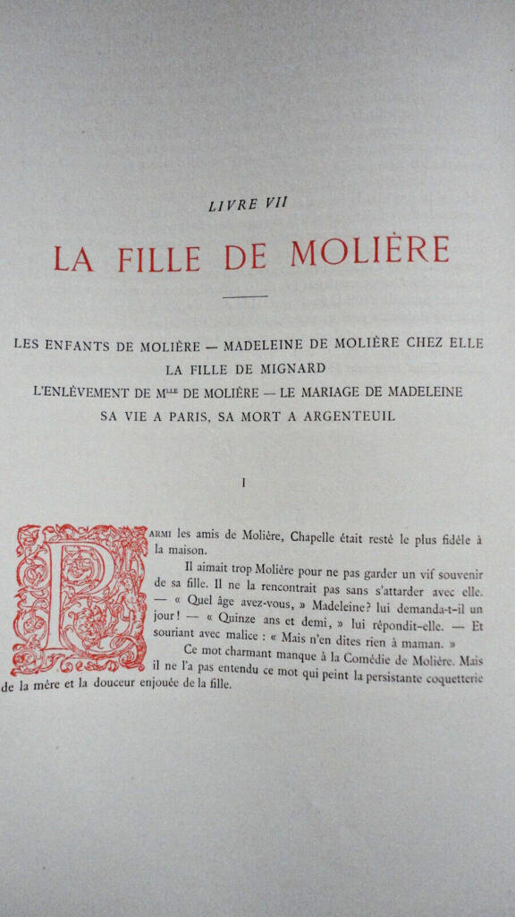 Molière, His Wife and Daughter - Richly Illustrated