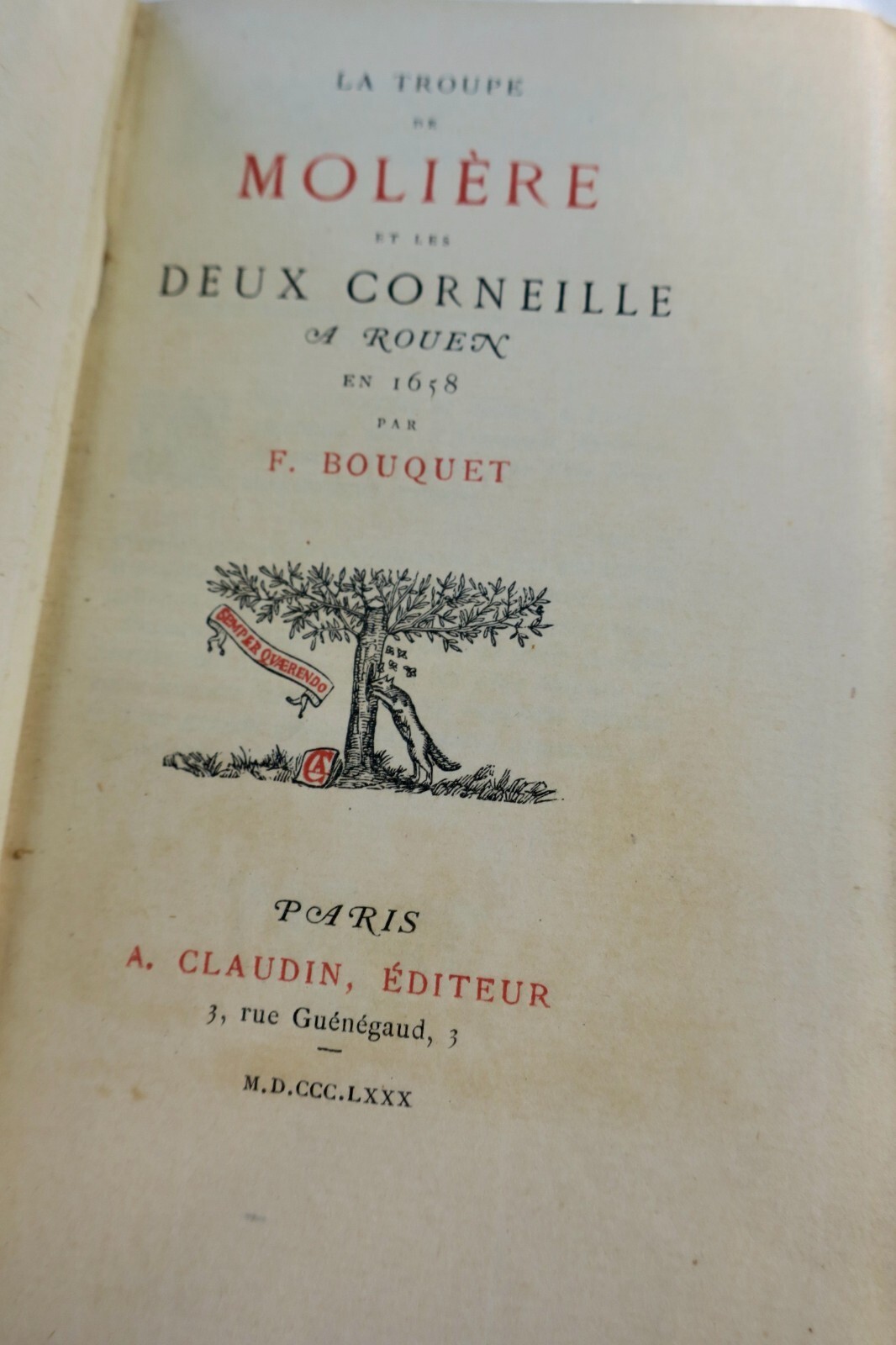 Molière Troupe de Molière et les deux Corneilles a Rouen en 1658 – Image 6