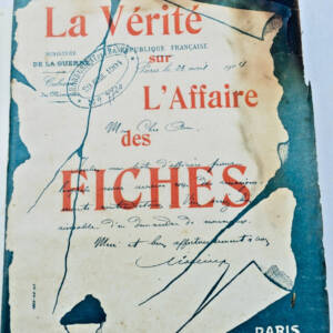 MOLLIN capitaine La Vérité sur l'affaire des fiches