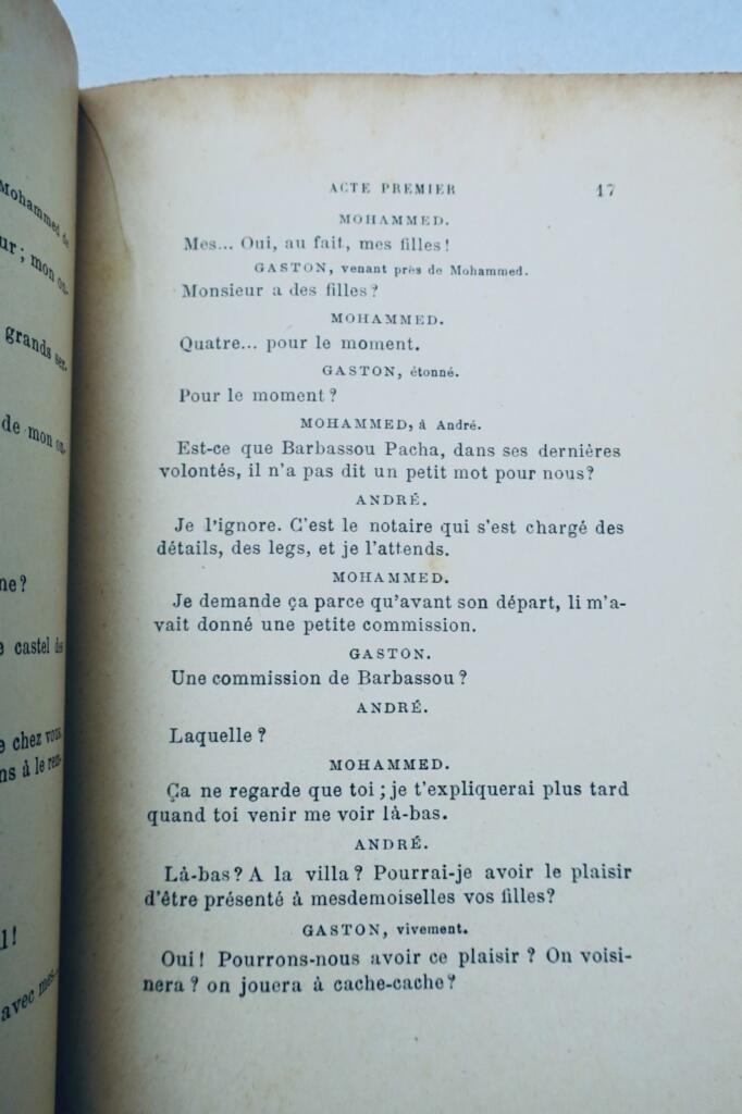 Mon Oncle Barbassou, comédie fantaisiste en 4 actes, par Emile Blavet et carré