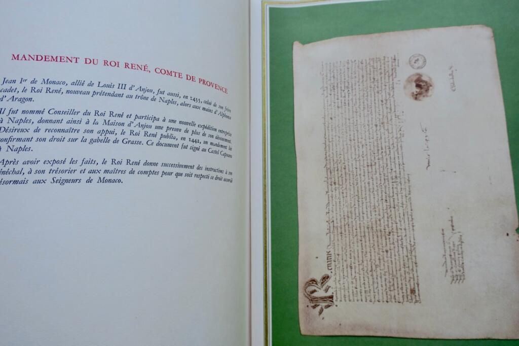 Monaco OLLIVIER Choix de lettres et documents historiques