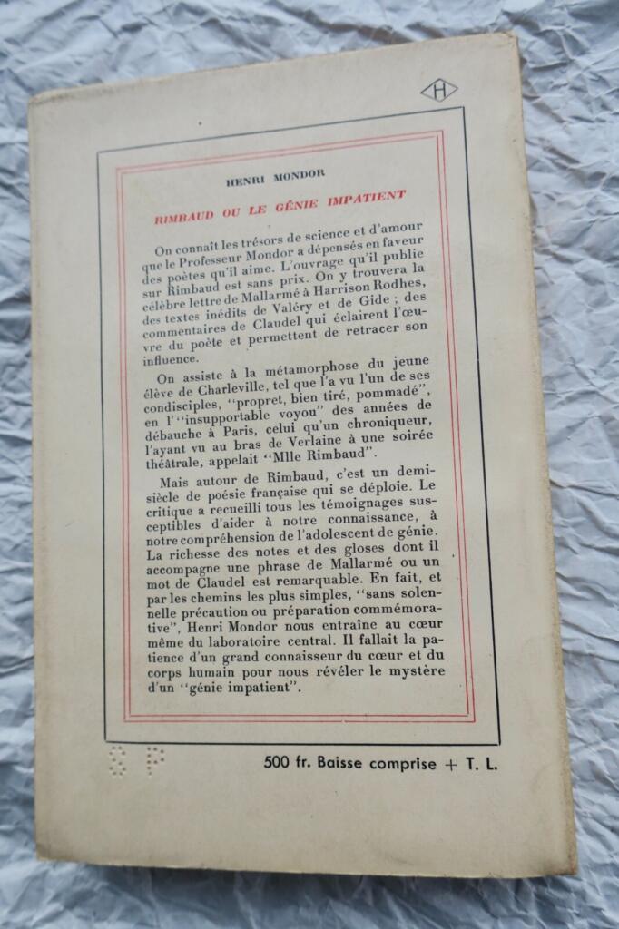 Rimbaud: Portrait of an Impatient Genius