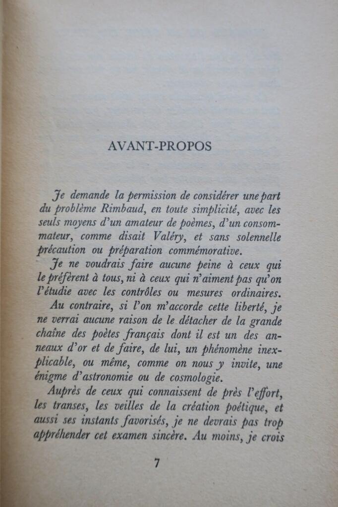 Rimbaud: Portrait of an Impatient Genius