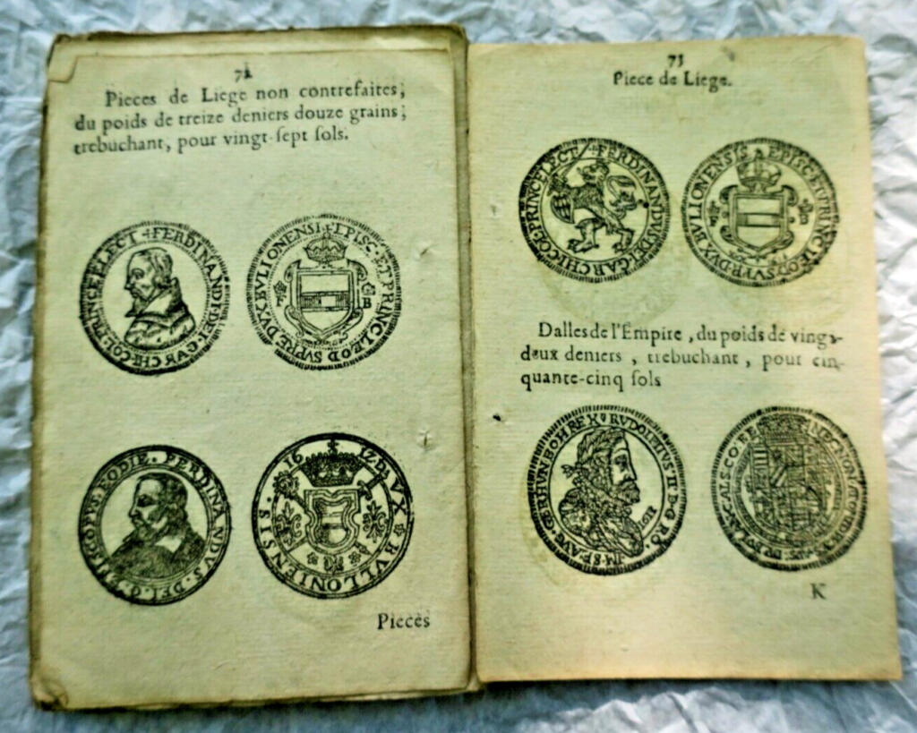Royal declaration on silver coinage