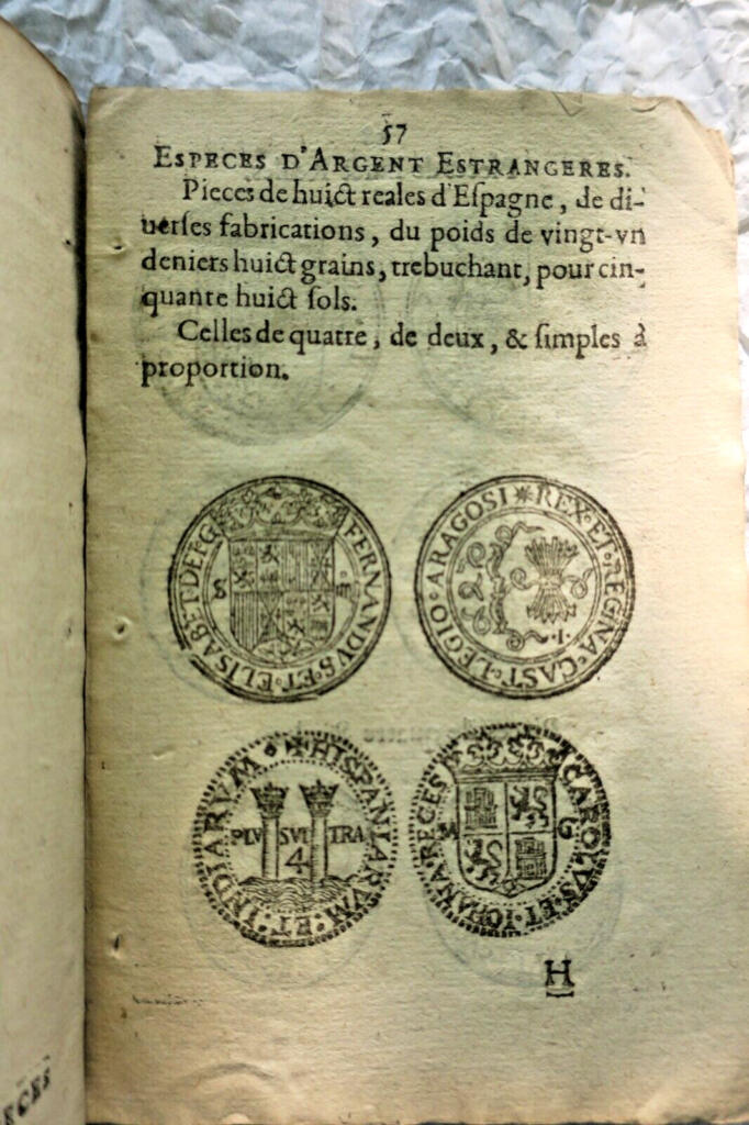 Royal declaration on silver coinage