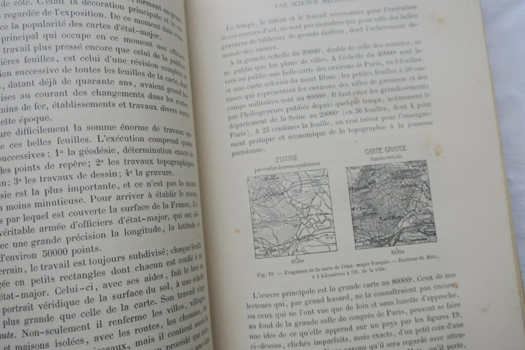 Studie über Berge und Geografie