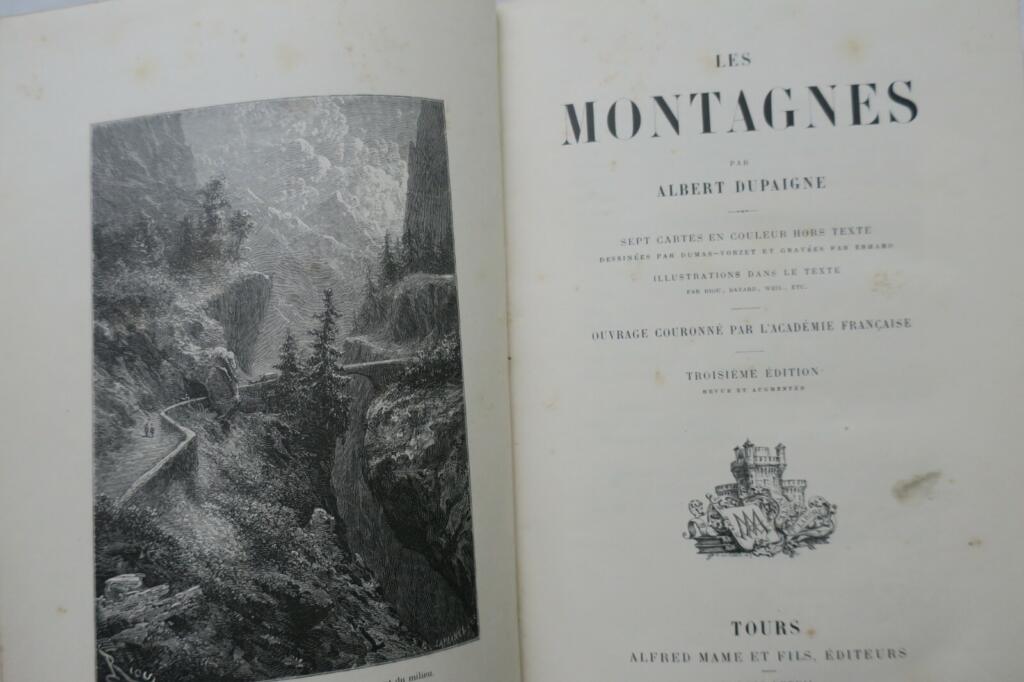 Studie über Berge und Geografie