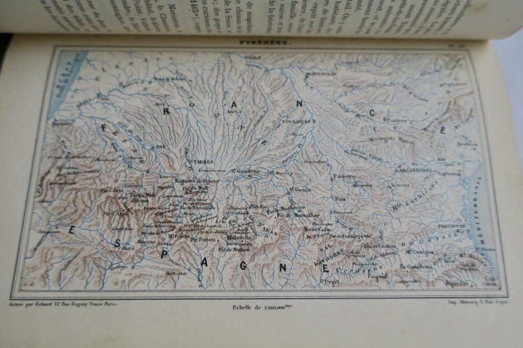 Studie über Berge und Geografie