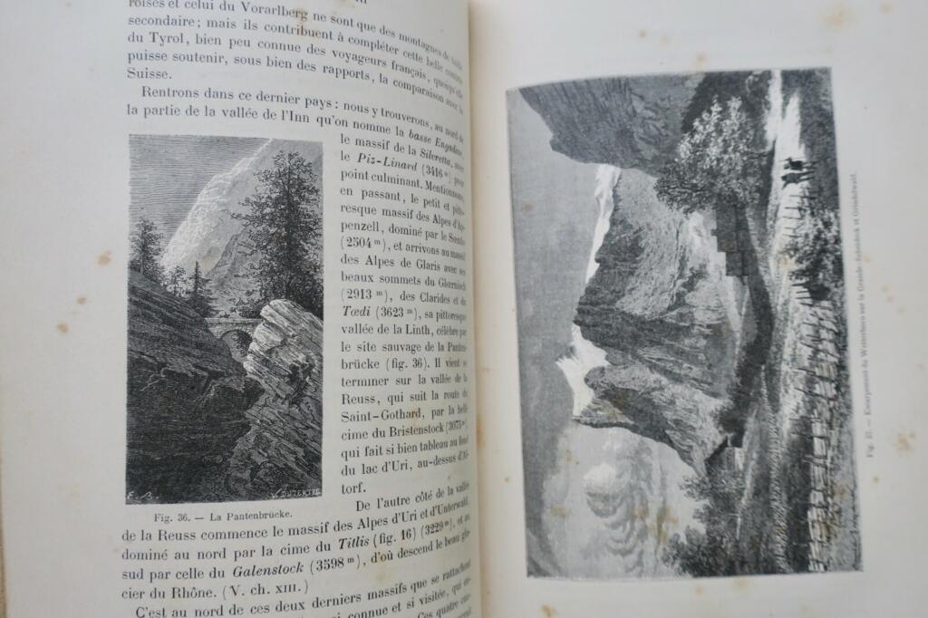 Studie über Berge und Geografie