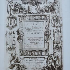 Montaigne, Michel de Les Essais de Michel de Montaigne 1922