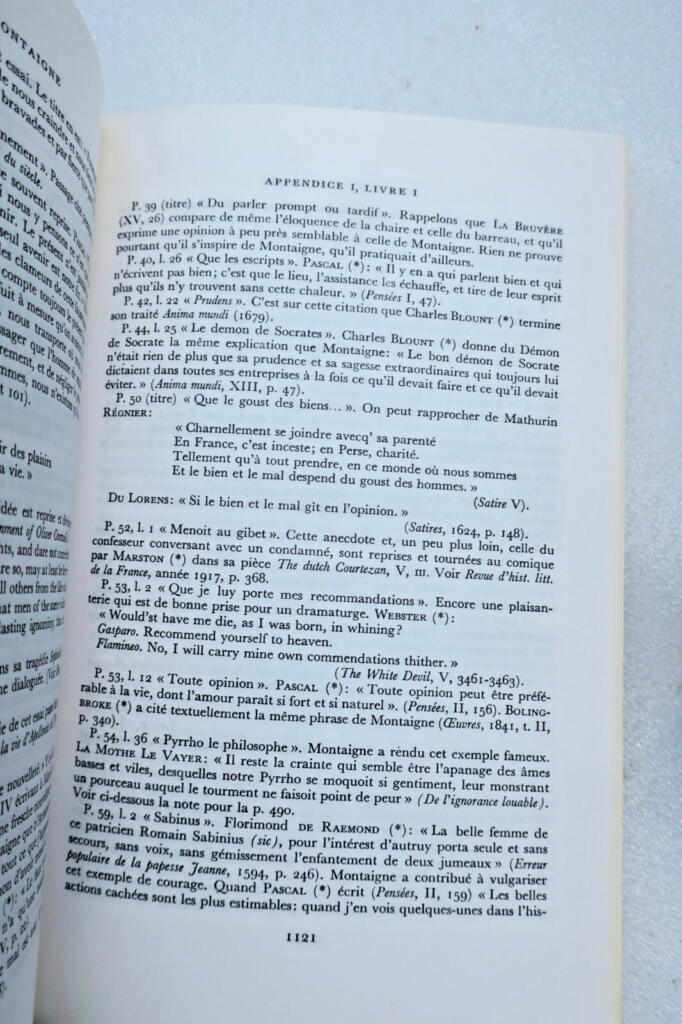 Montaignes Essais: Kritische Ausgabe mit Saulniers Vorwort