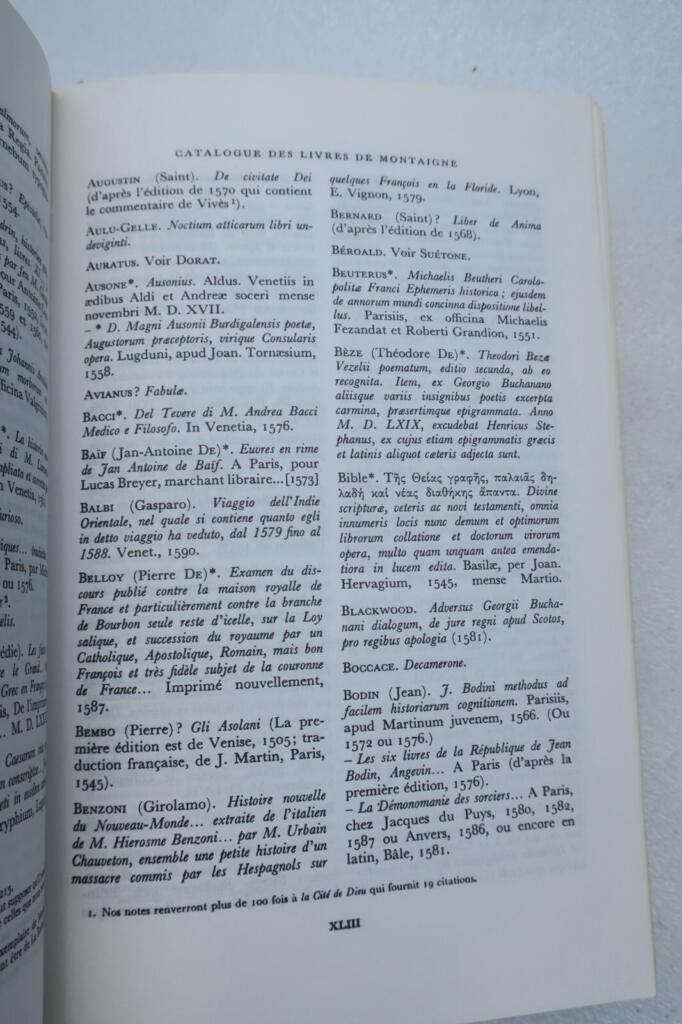Montaignes Essais: Kritische Ausgabe mit Saulniers Vorwort