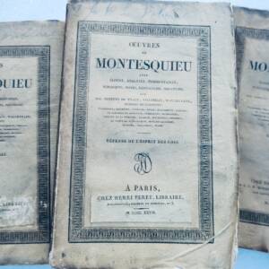 MONTESQUIEU OEUVRES DE MONTESQUIEU 1827