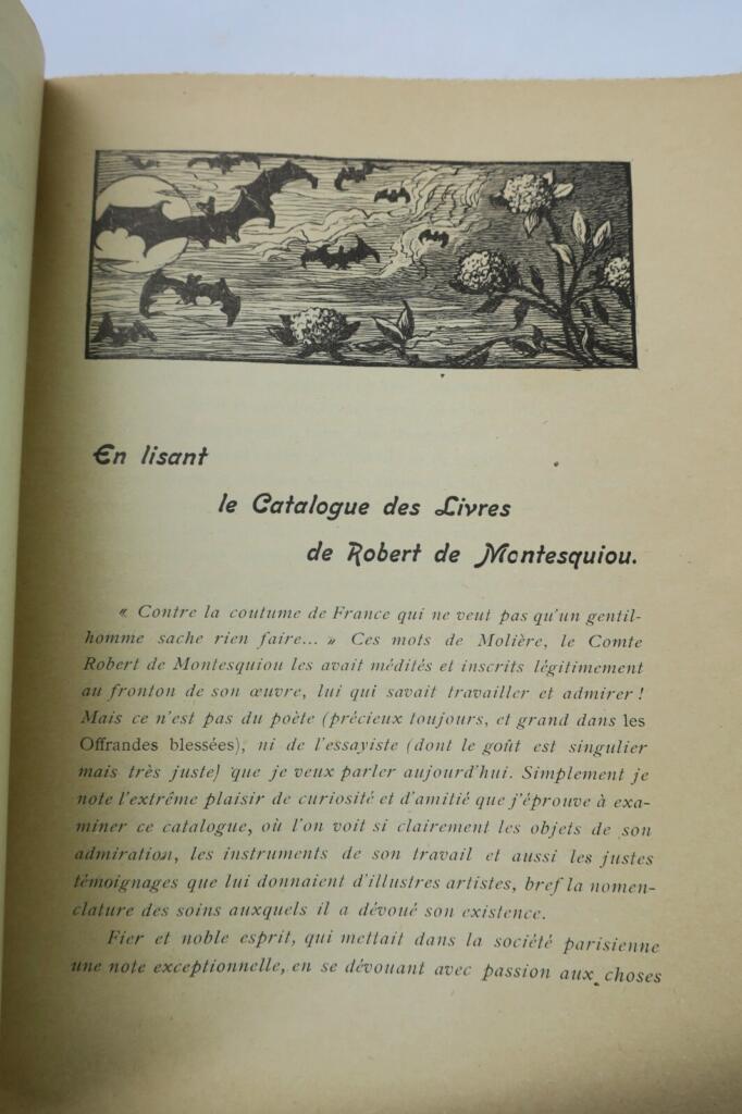 Montesquiou – Bibliothèque 1923