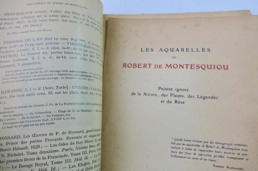 Montesquiou – Bibliothèque 1923