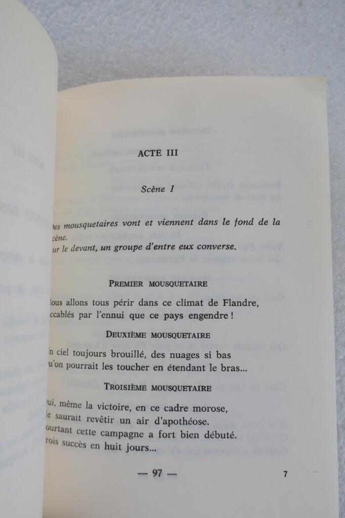 Montesquiou (Pierre de) Le Vrai d'Artagnan; D'Artagnan, tragedy in five acts