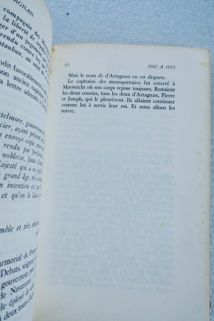 Montesquiou (Pierre de) Le Vrai d'Artagnan; D'Artagnan, tragedy in five acts