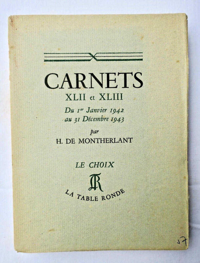 Notebooks XLII and XLIII