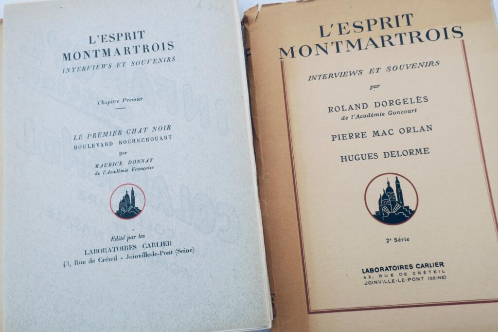 MONTMARTRE L’esprit montmartrois. Interviews et souvenirs PARIS