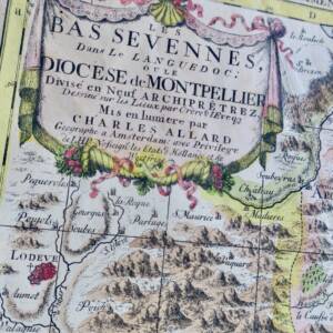 Montpellier Les bas Sevennes dans le Languedoc 54 x 54 cm