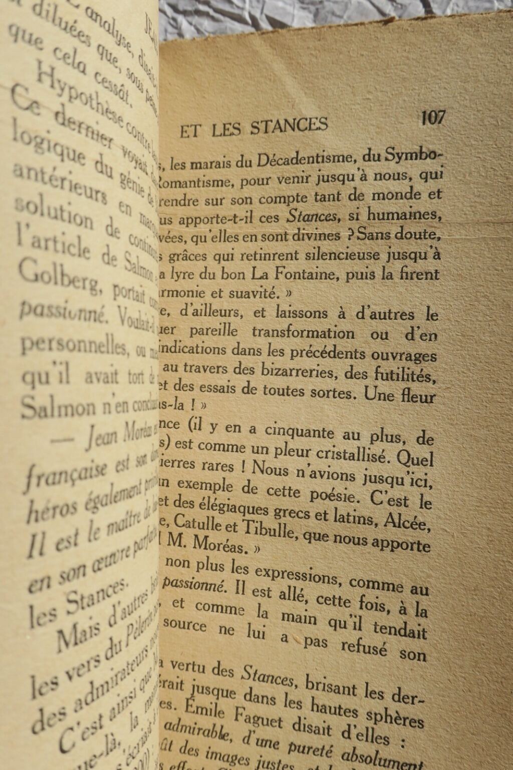 Moréas et les Stances