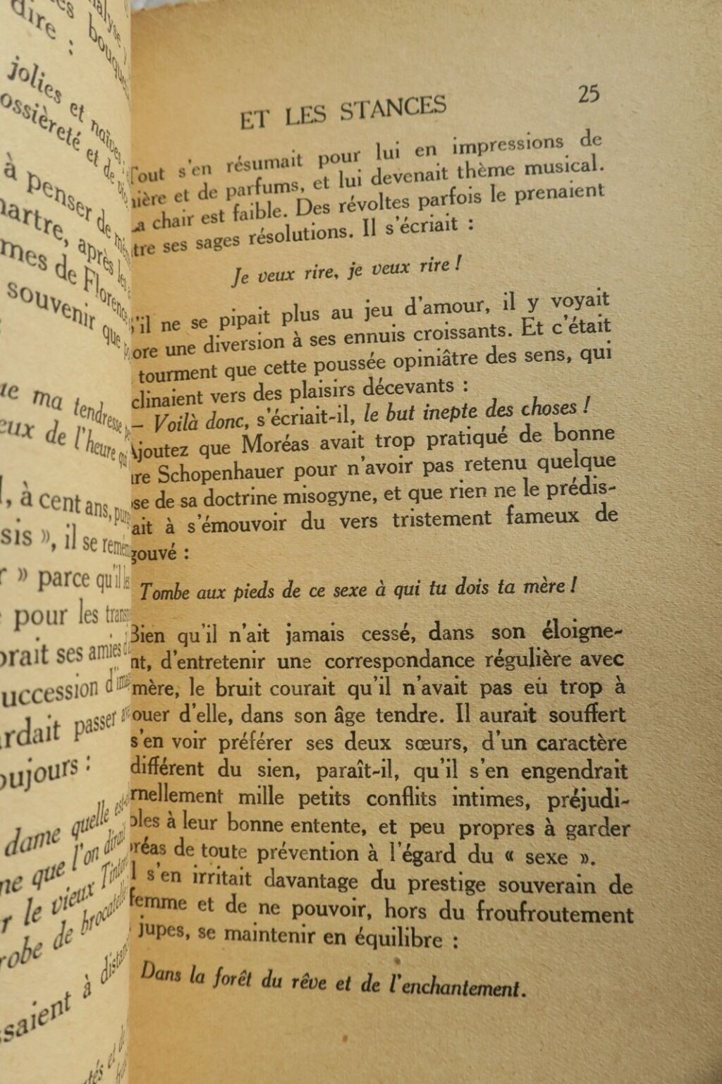Moréas et les Stances