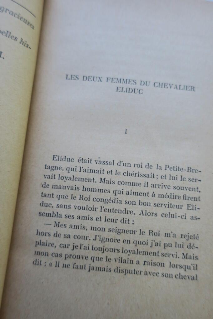 古きフランスの物語 - 署名入り初版本