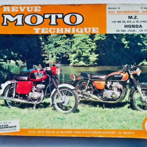 moto. Revue technique automobile M.Z. 125 MZ...HONDA CB 500 ... 1973