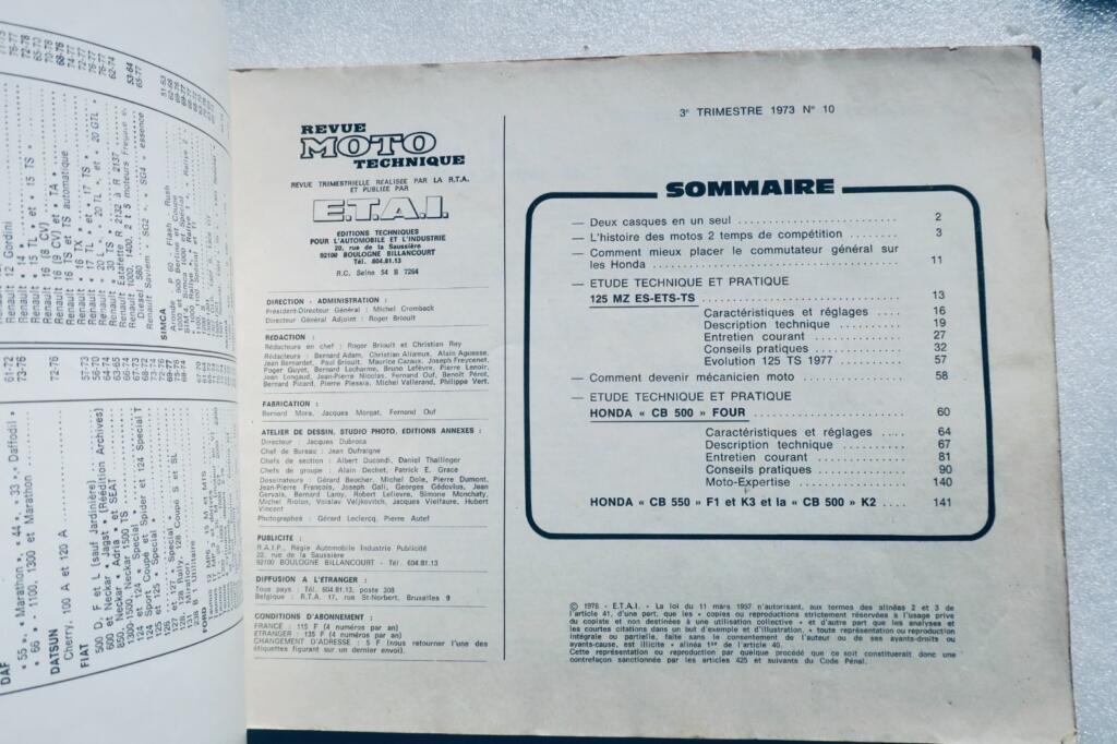 Automotive Technical Review No. 10 - 1973