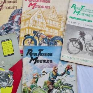 MOTO Revue Technique Motocycliste 1952 ...1957