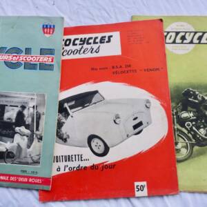MOTOCYCLES... & Scooters cyclomoteurs 1950..1958