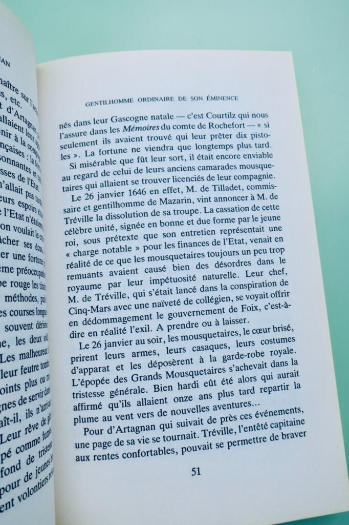 Echtes Porträt von d'Artagnan