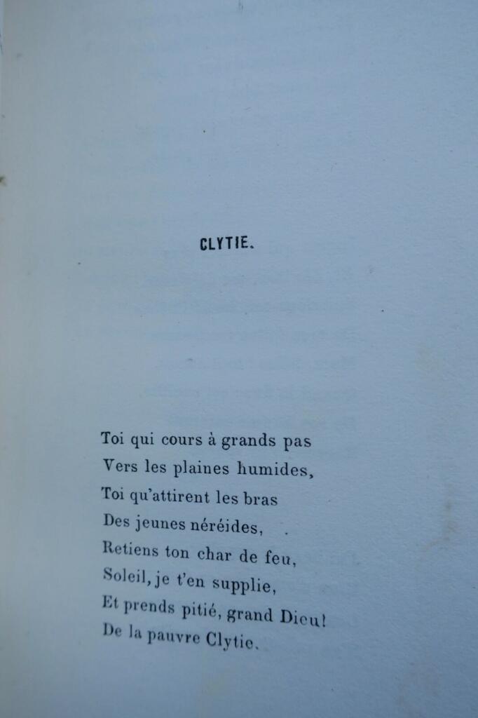 Light verse, songs and small odes