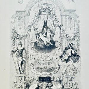 MUSSET Alfred lalauze illustrations pour les oeuvres /Japon