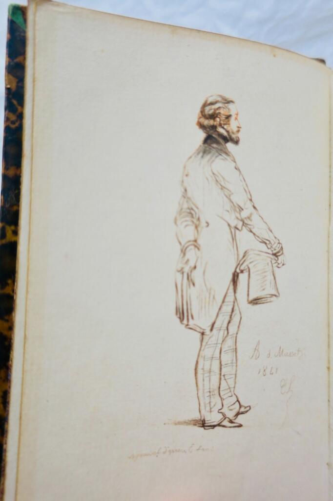 MUSSET’s collected works in elegant bindings