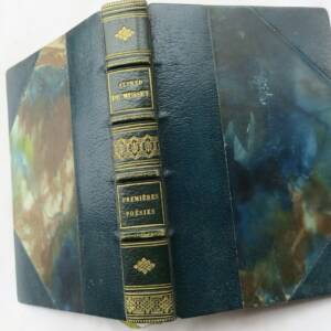 MUSSET Premières poésies reliure Canape