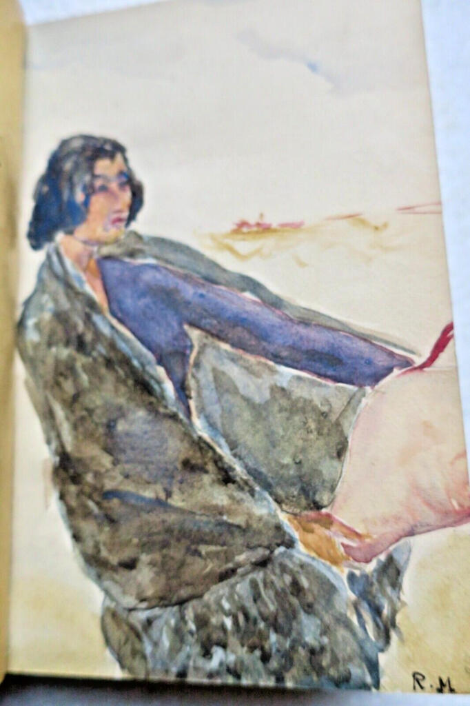A unique original watercolor edition