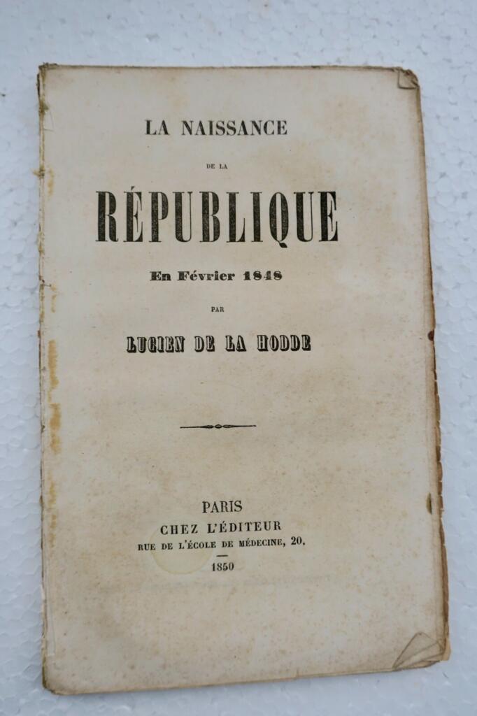 naissance de la République en février 1848