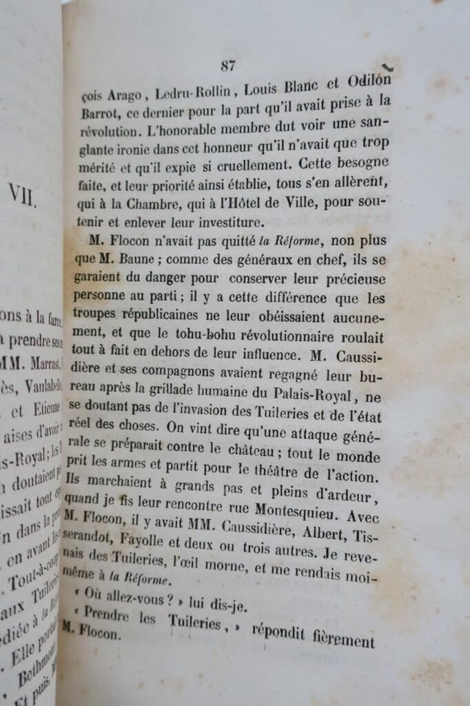 naissance de la République en février 1848