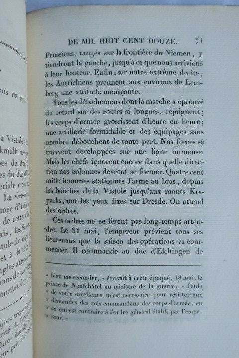 Napoléon Manuscrit de mil huit cent douze – Image 5