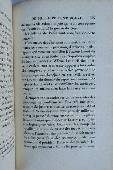Napoléon Manuscrit de mil huit cent douze – Image 4