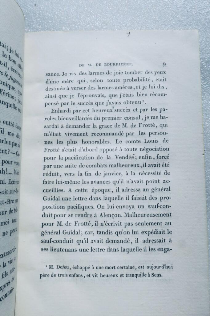 Napoléon Mémoires de M. de Bourienne, Ministre d&rsquo;Etat; sur Napoléon 1829