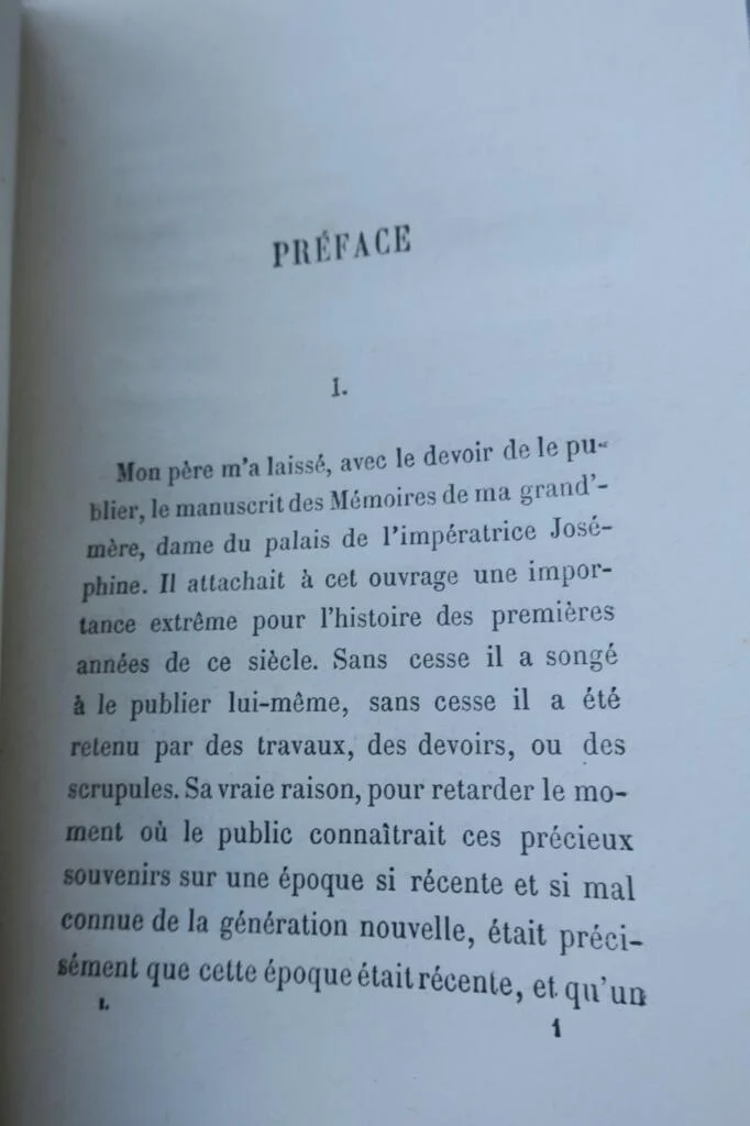 Napoléon REMUSAT Mémoires de Madame de Rémusat