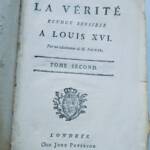Necker La vérité rendue sensible à Louis XVI 1782