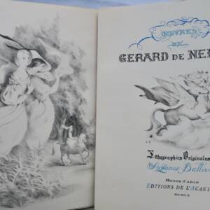 Nerval Oeuvres litho- de S. Ballivet