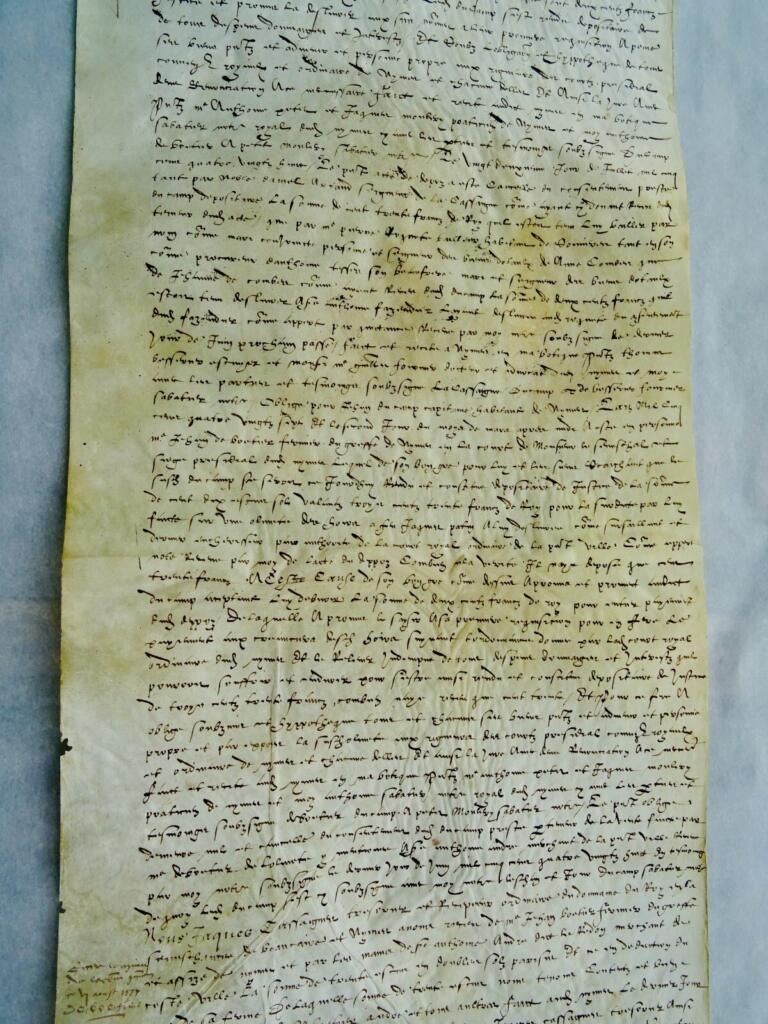 Document from Nîmes Protestant Community