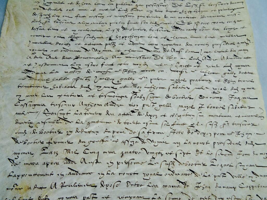 Document from Nîmes Protestant Community