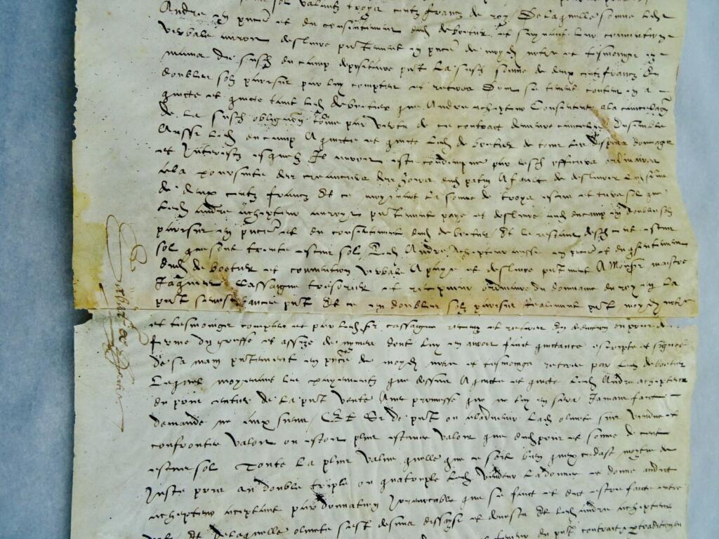 Document from Nîmes Protestant Community