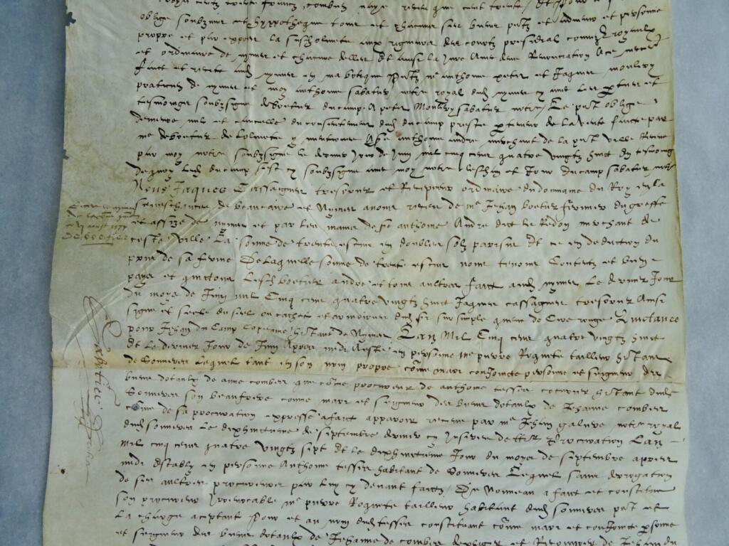 Document from Nîmes Protestant Community