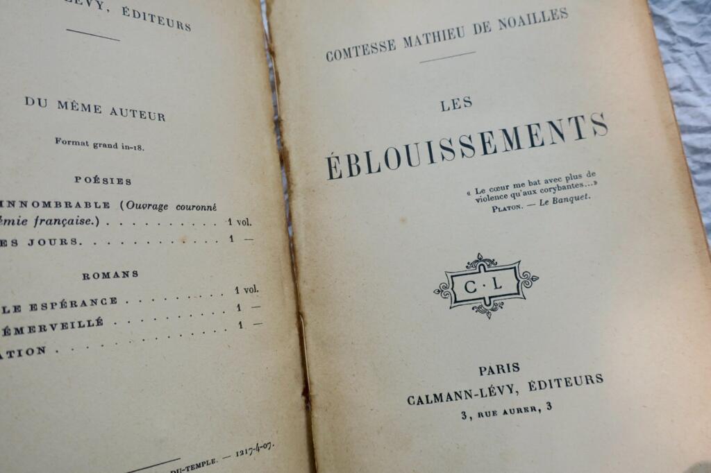 Literarische Erkundung der Gräfin Noailles
